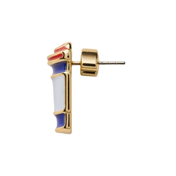 Kate Spade New York x Target Green Blue White Mixed Novelty Stud Earrings 3pk - Picture 2 of 5